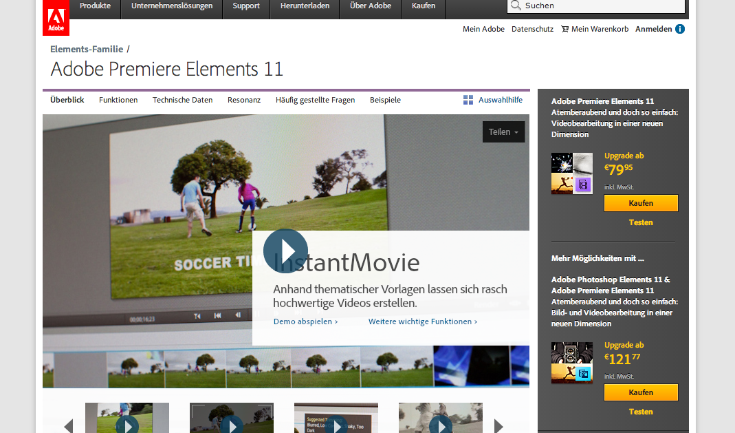 Adobe Premiere Elements 11: Diese Effekte fehlen auf dem Mac