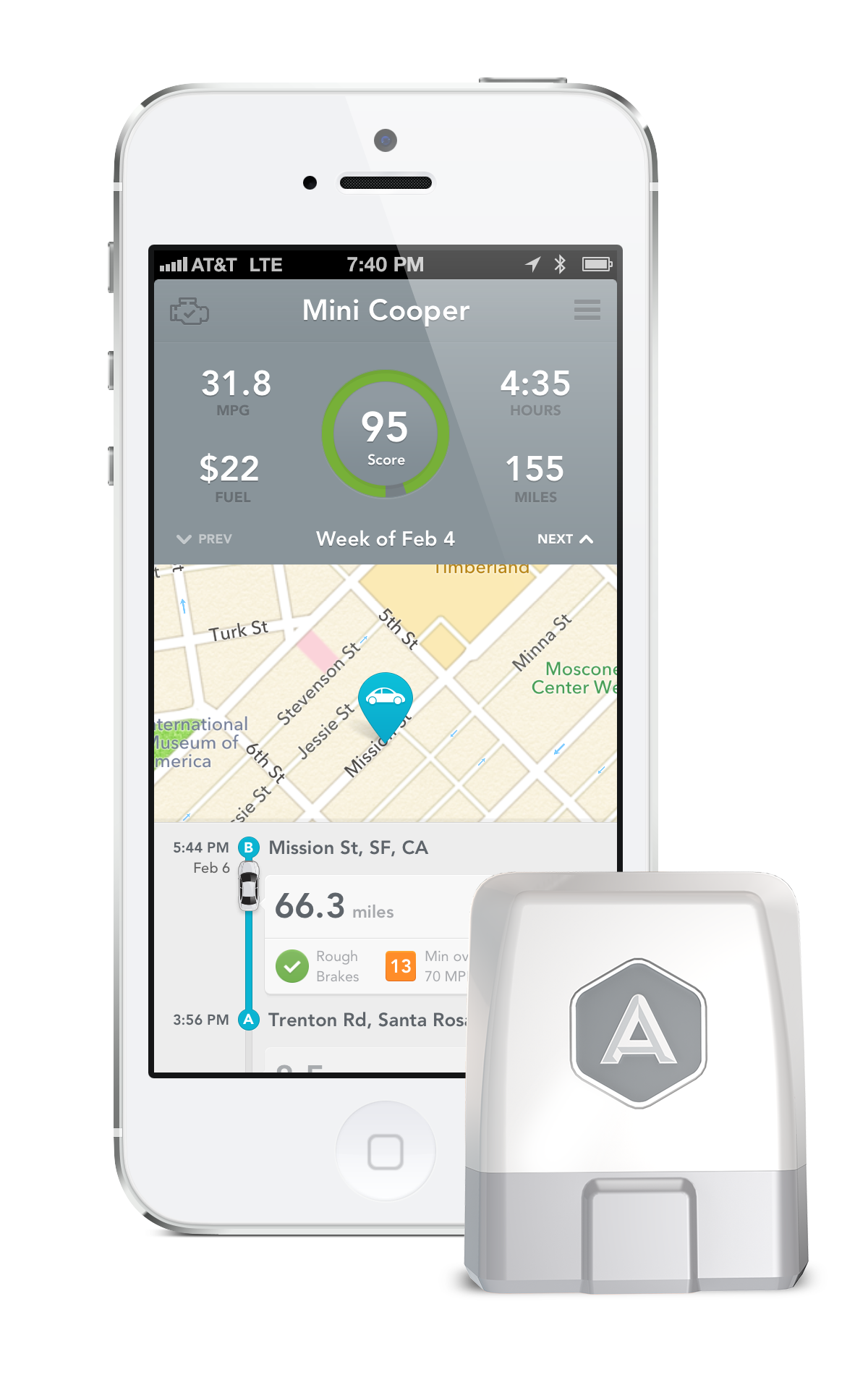 Automatic Link – Auto-Diagnose und -Report via iPhone-App