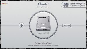 Gemini komplette Festplatte durchsuchen